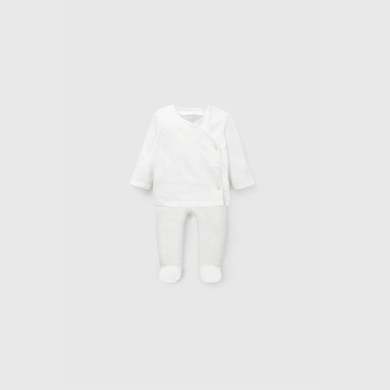 Clemente Bebe Algodon Blanco Blanco 0-3 MESES