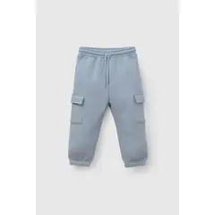 COLLOKY - Pantalón Buzo Celeste Niño 7576
