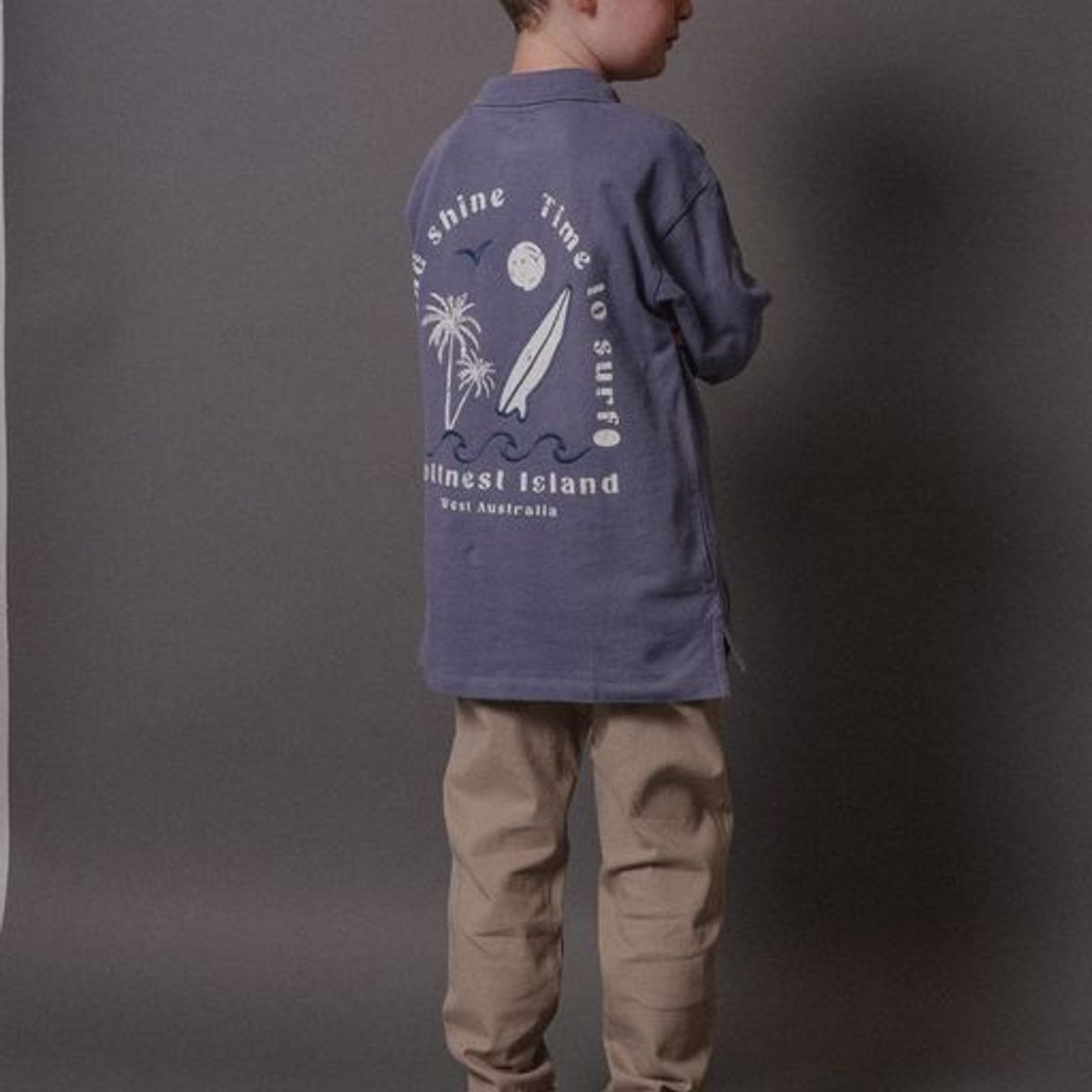 COLLOKY - Polera Celeste Niño 7423