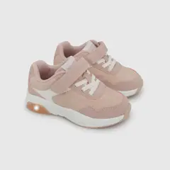COLLOKY - Zapatilla con luces niña rosada 21-27