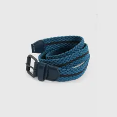 COLLOKY - Cinturon elasticado con hebilla metalica niño azul 2/4A a 10/12A