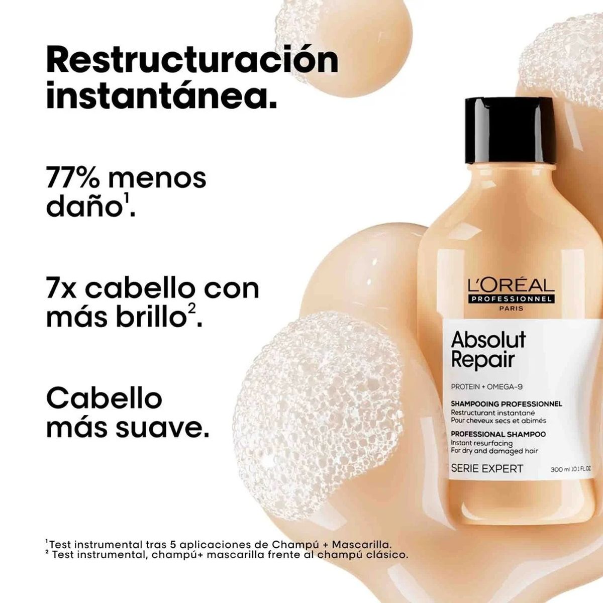 LOREAL PROFESSIONNEL - Shampoo Loreal Absolut Repair 300ml