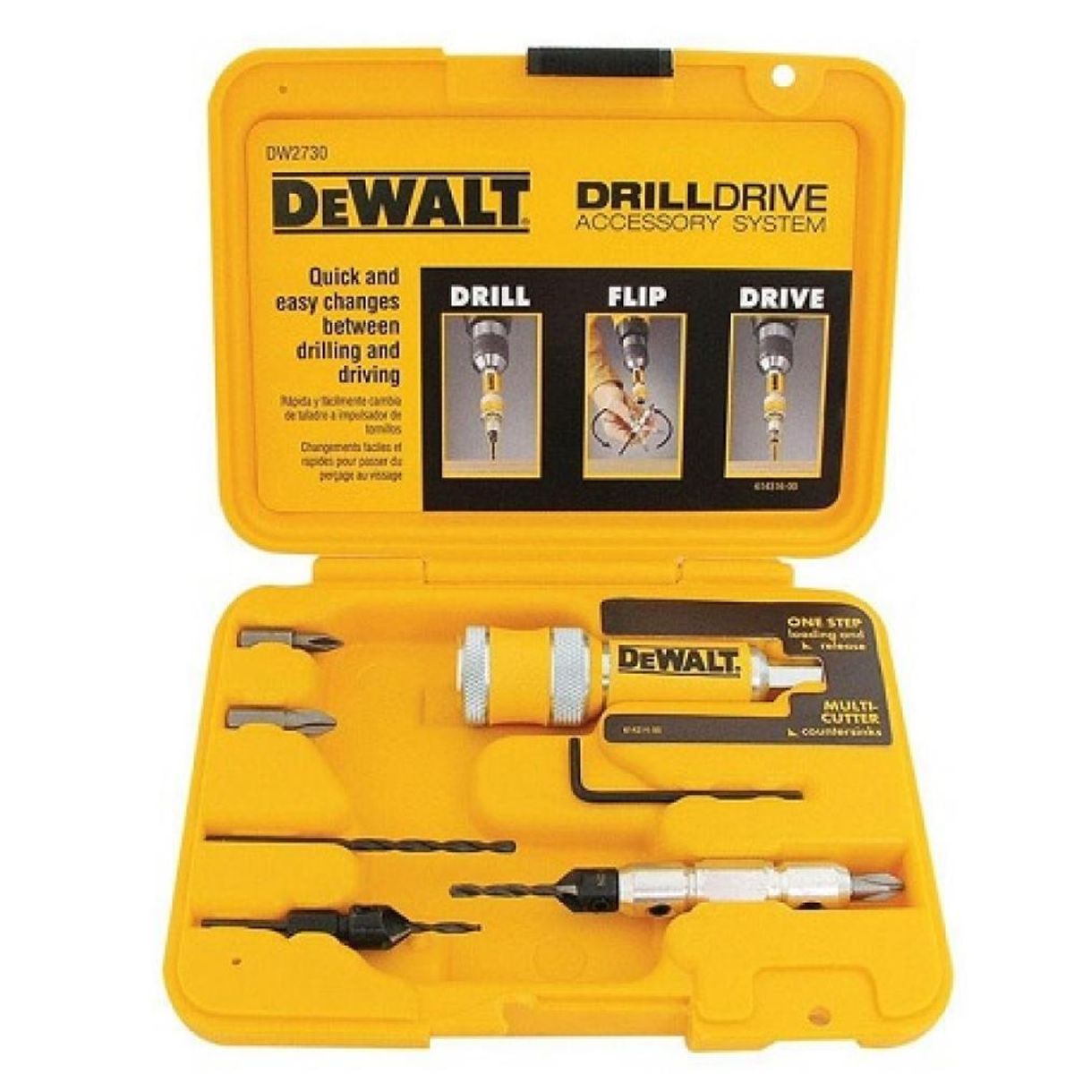 DEWALT - Set Avellanador Para Atornillar 8 Piezas Dewalt Dw2730