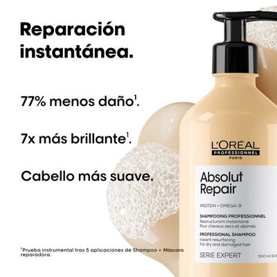 Imagen 2 del producto Shampoo Loreal Absolut Repair 500ml