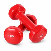 Mancuernas De Vinilo 1 Kg Par 2 Unidades Fitness