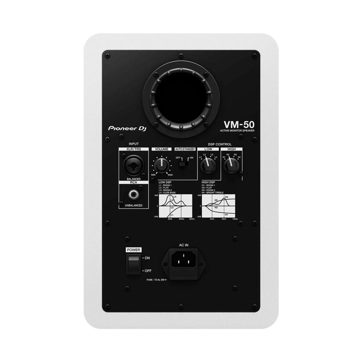 PIONEER - Monitor Activo Pioneer DJ VM-50-W - Blanco