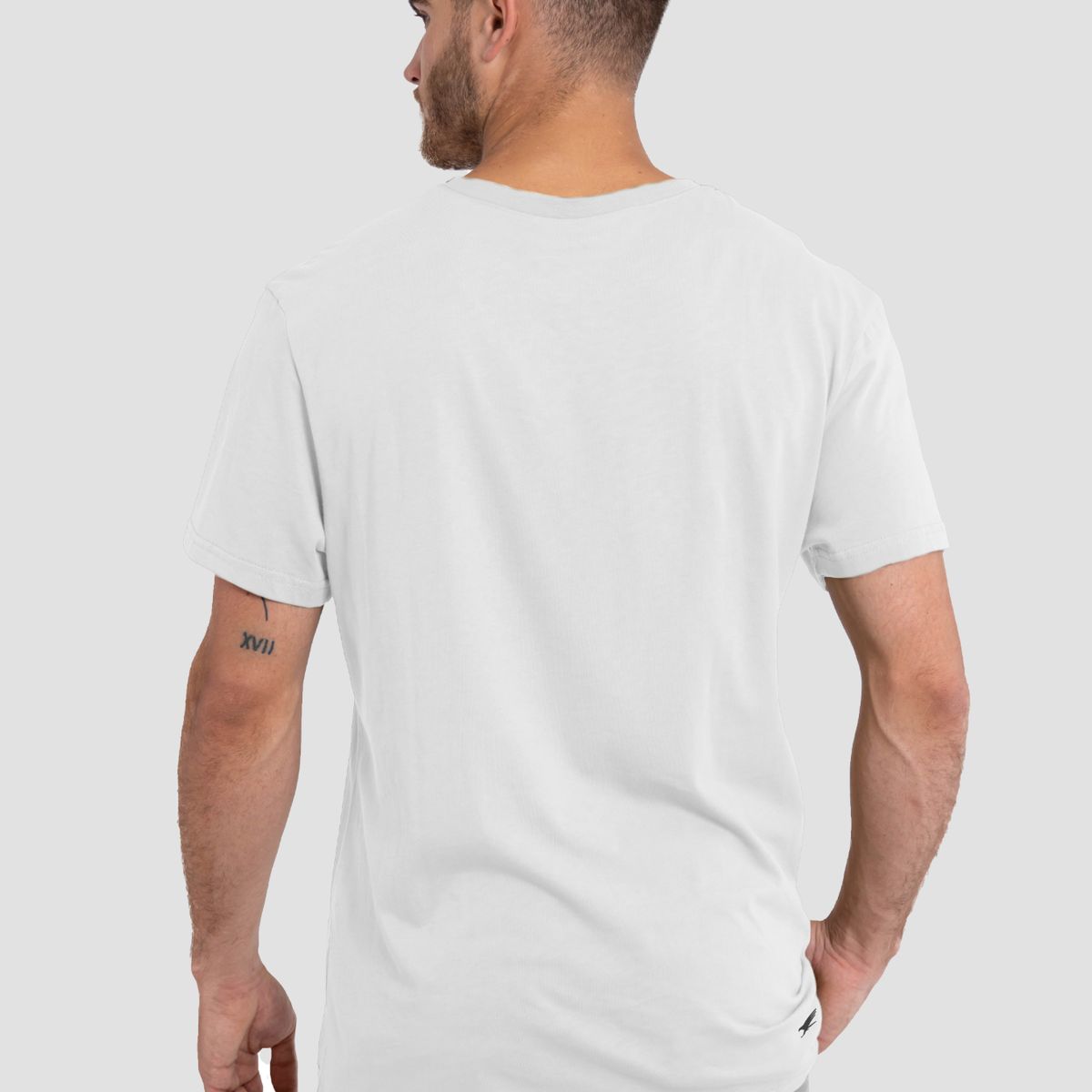 FALCONE - Polera Orgánica Rectangular Logo V2