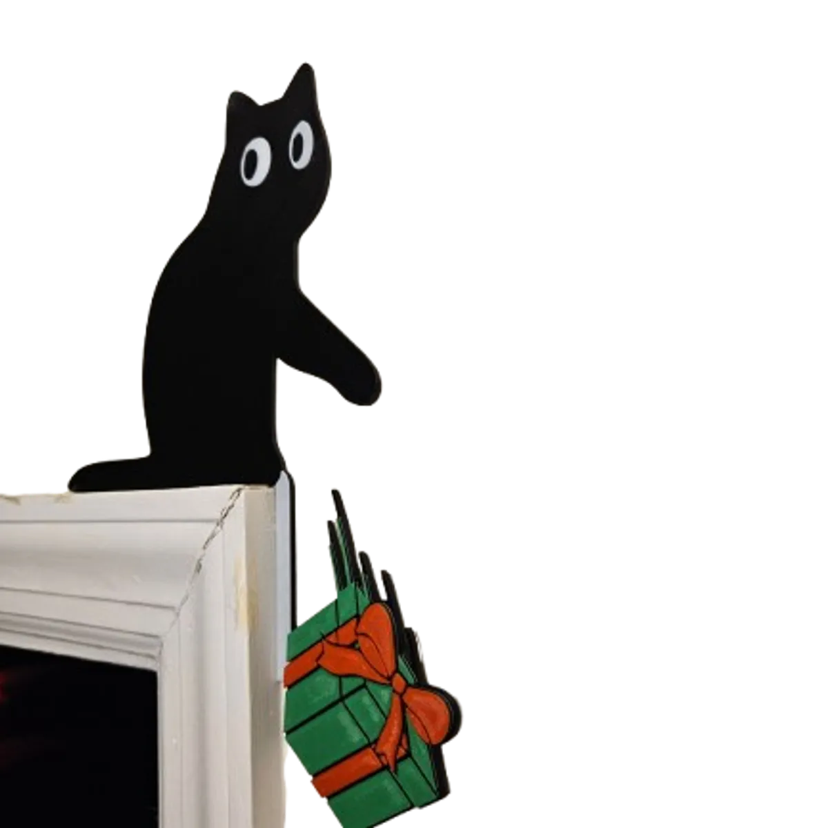 GENERICO - Adorno de puerta Gato Festivo