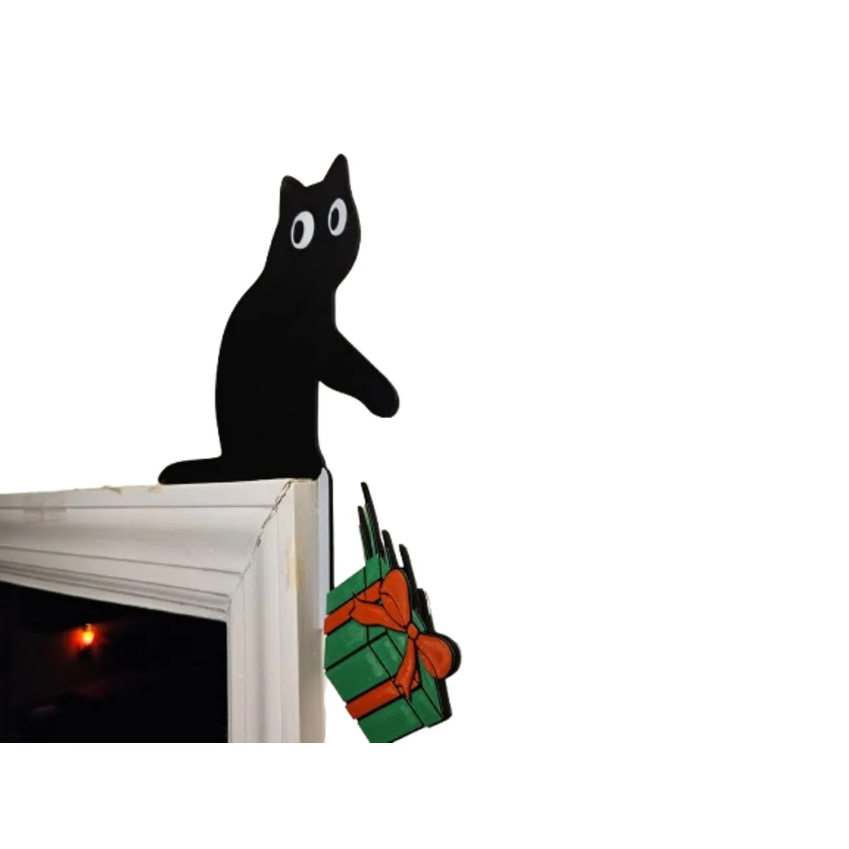 GENERICO - Adorno de puerta Gato Festivo