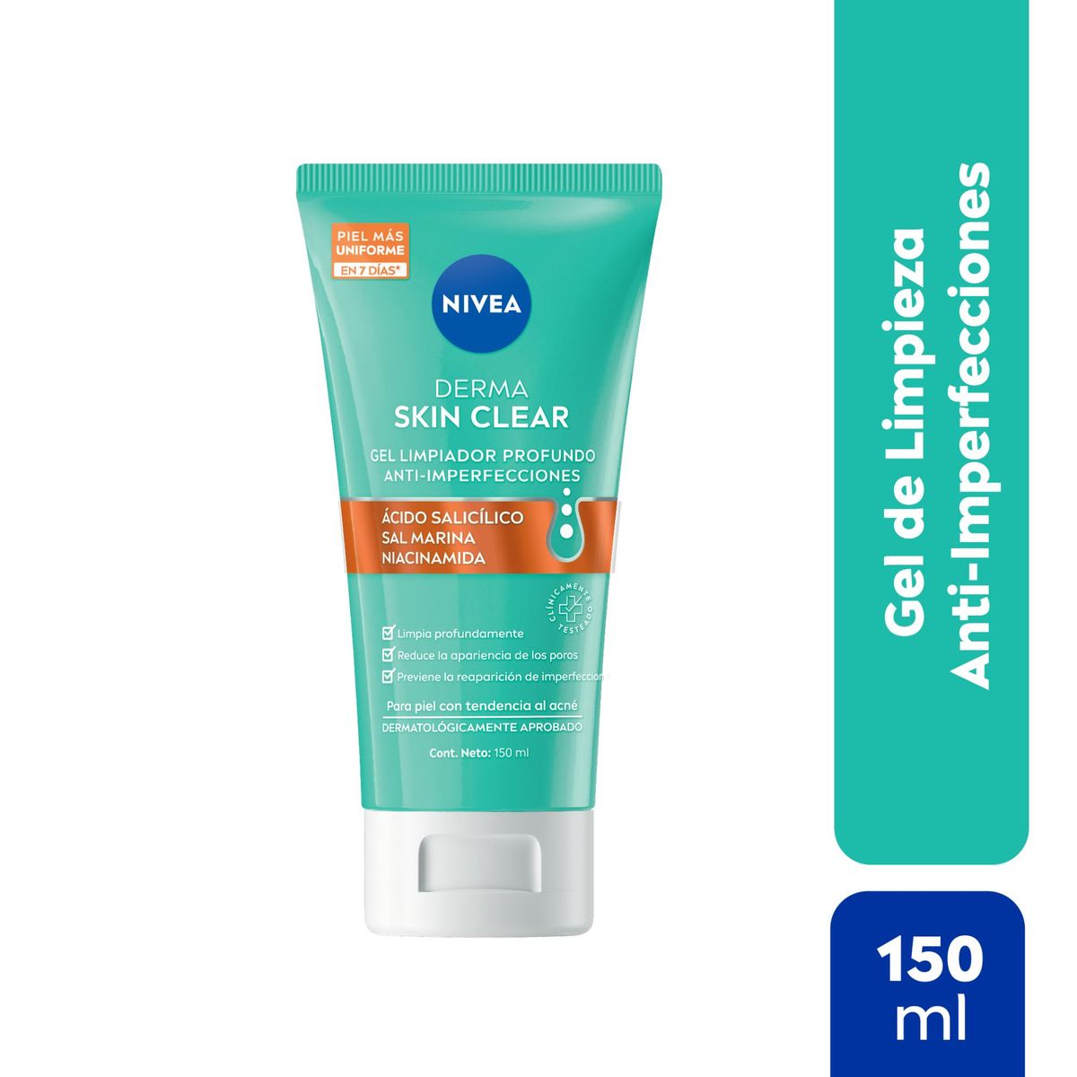 NIVEA - NIVEA Derma Skin Clear Gel Limpiador Profundo 150ml