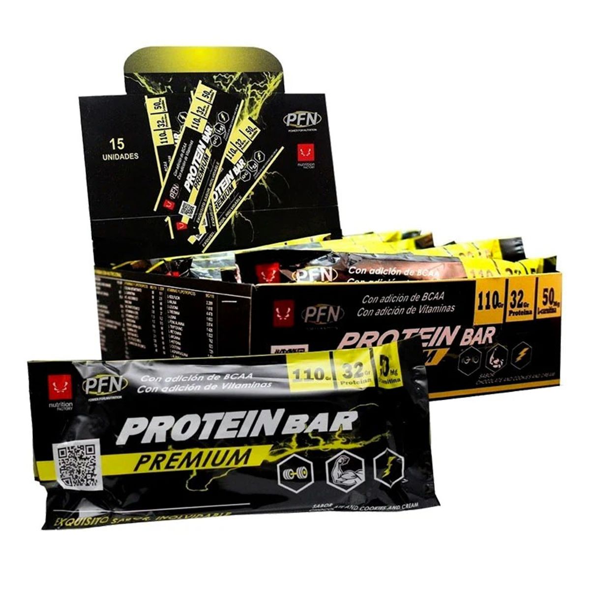 GENERICO - BOX 15 BARRAS PROTEIN BAR PREMIUM PISTACHO DUBAI - PFN