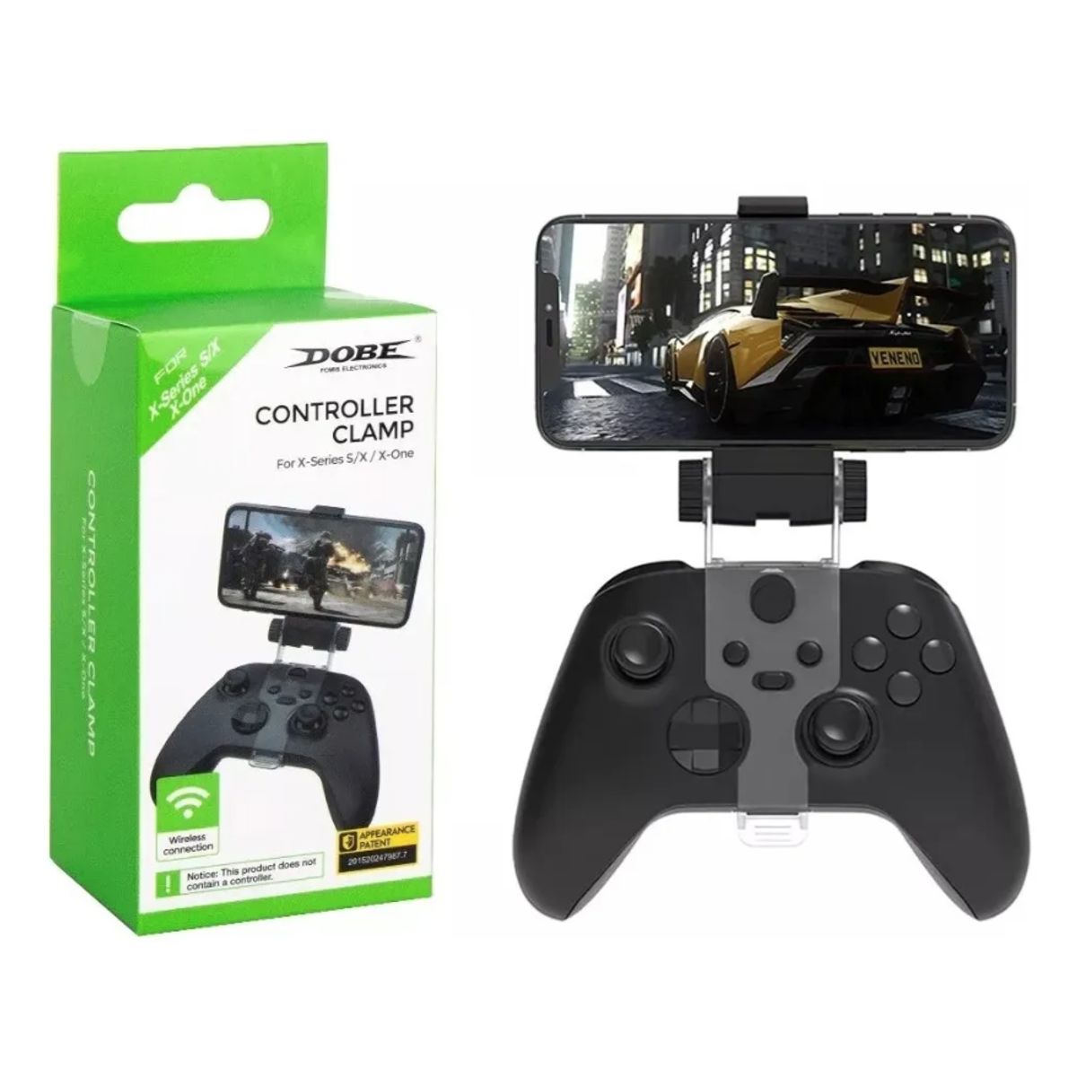 DOVE - Soporte Gamepad Clip Teléfono Para Xbox One  S  X Firme