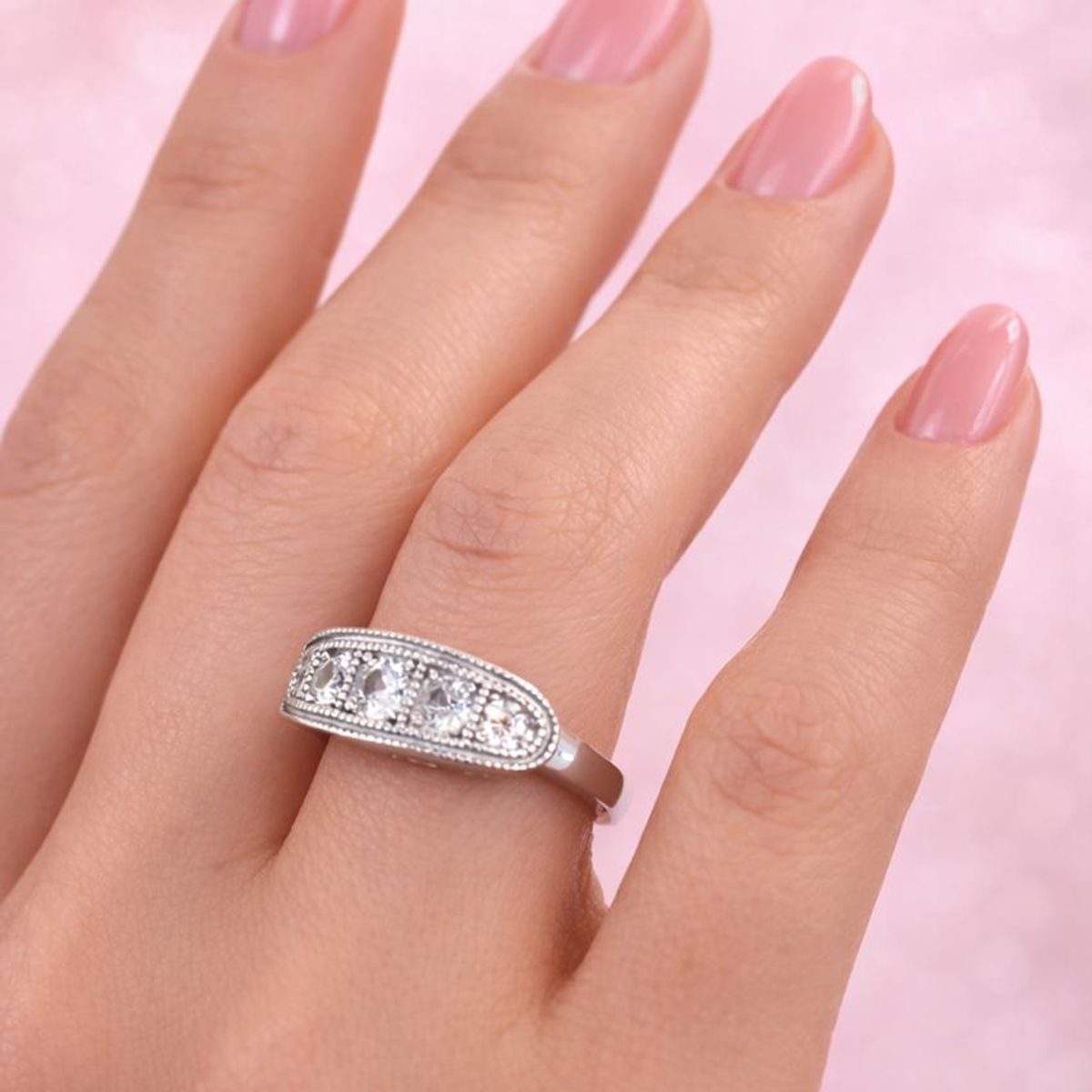JOYAS LANDEROS - Anillo Vintage Ovalado Plata 925