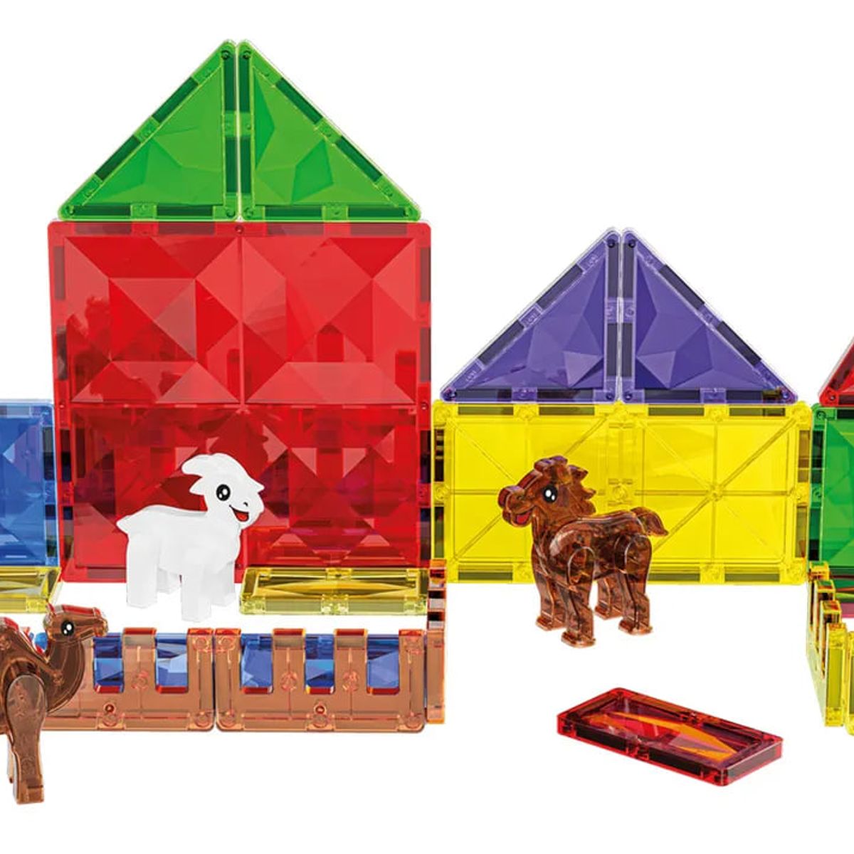 ADETEC - Juego Didáctico Figuras Magnéticas De Granja Adetec 30 Piezas