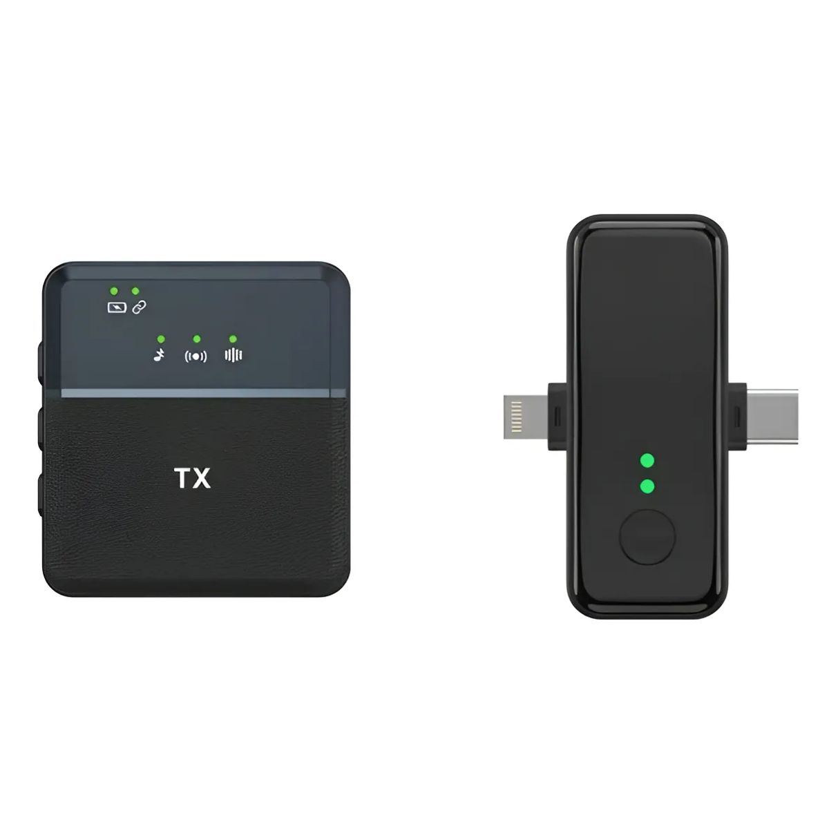 GENERICO - Micrófono Lavalier Inalámbrico Usb-c Iphone 35mm Hi-fi Sx31 Negro