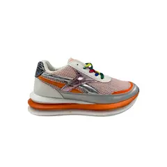HERIEL - Zapatilla Naranja Plataforma Mujer