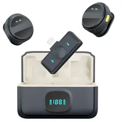 GENERICO - Pack 2 Micrófonos Inalámbricos Celular iPhone Android Usb-c