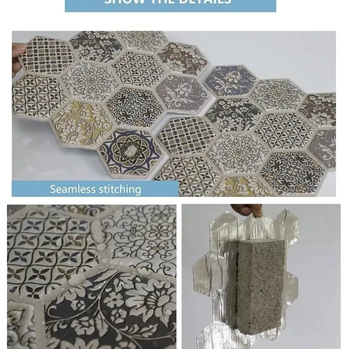 OKAY - Papel Pintado 3d Pared Autoadhesivo Para Muebles Impermeable