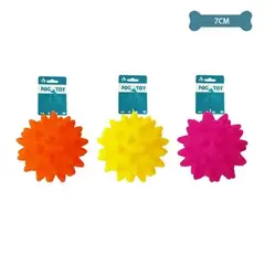 GENERICO - Bola de estrella fugaz para mascotas color Amarillo 7cm