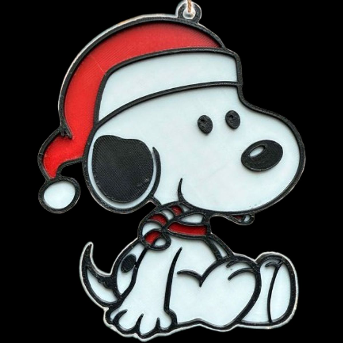 GENERICO - Snoopy con gorro de santa
