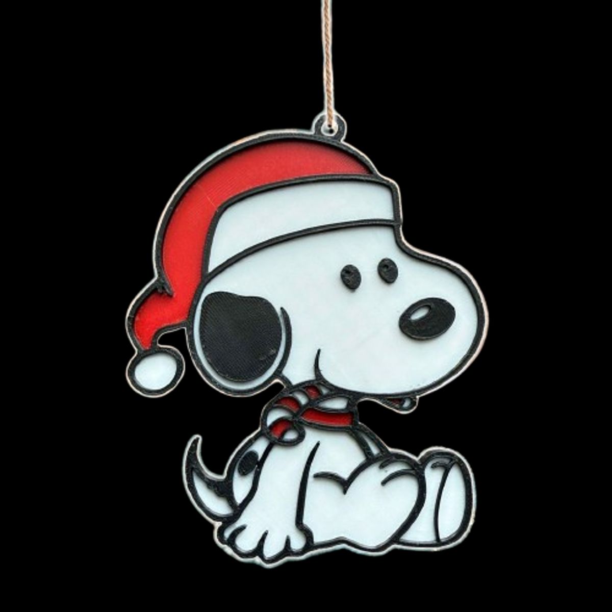 GENERICO - Snoopy con gorro de santa