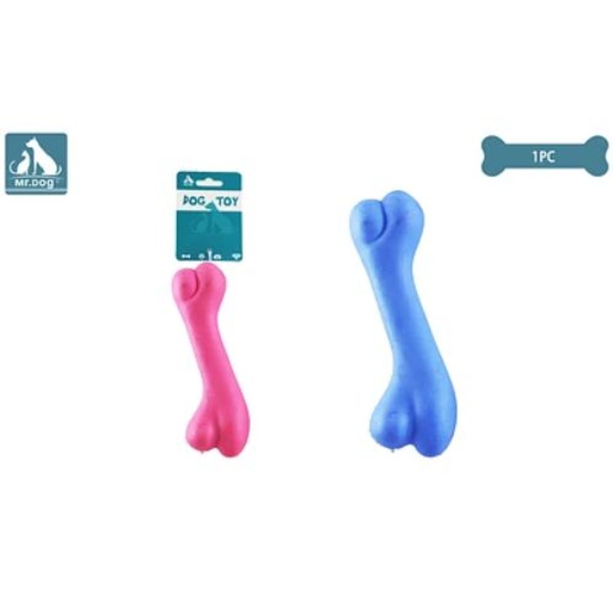GENERICO - Juguete hueso para perro color Azul