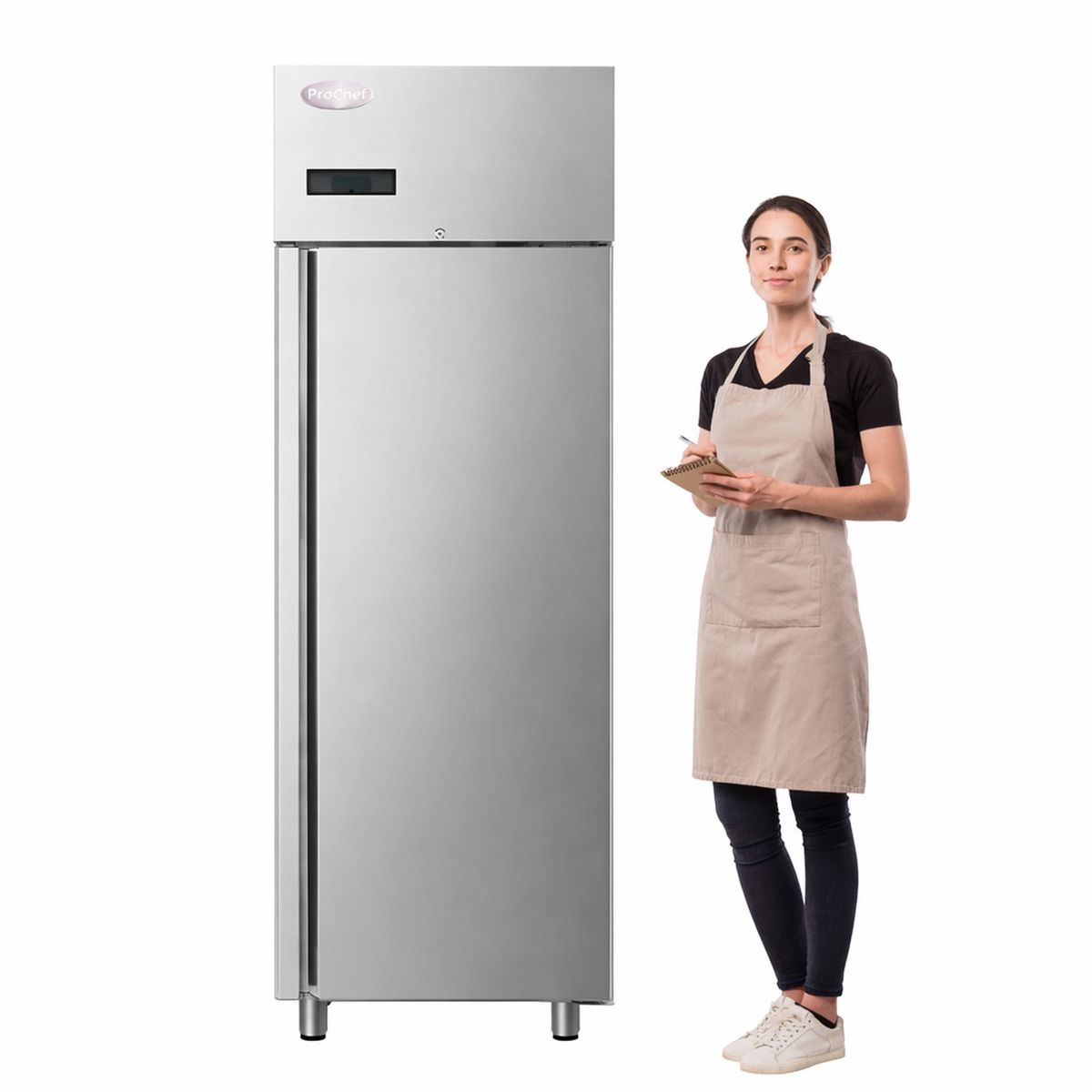 PROCHEF - Refrigerador Industrial 430 Lt Acero Inox. Frío Forzado