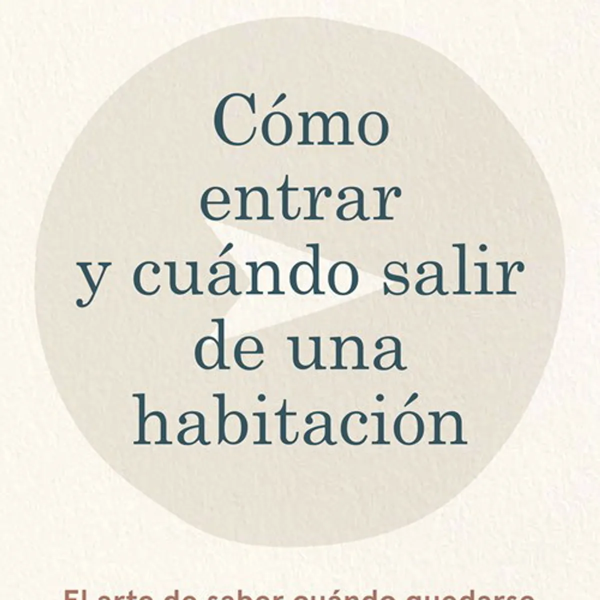 ANTARTICA LIBROS - Como Entrar Y Cuando Salir De Una Habitacion