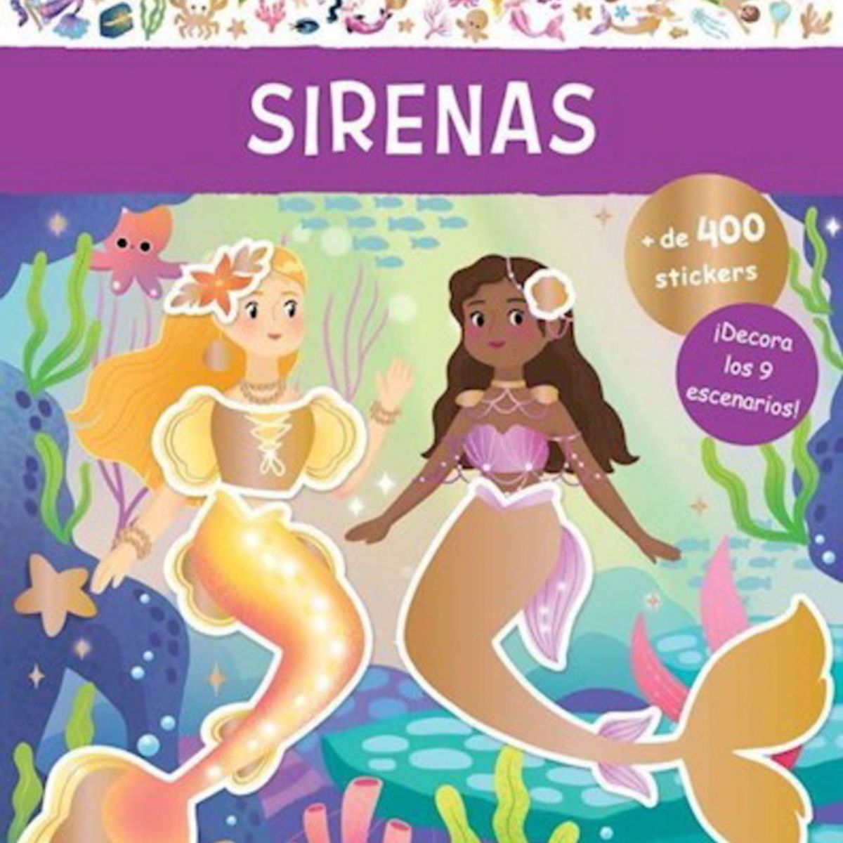 ANTARTICA LIBROS - Sirenas Stickers Creativos