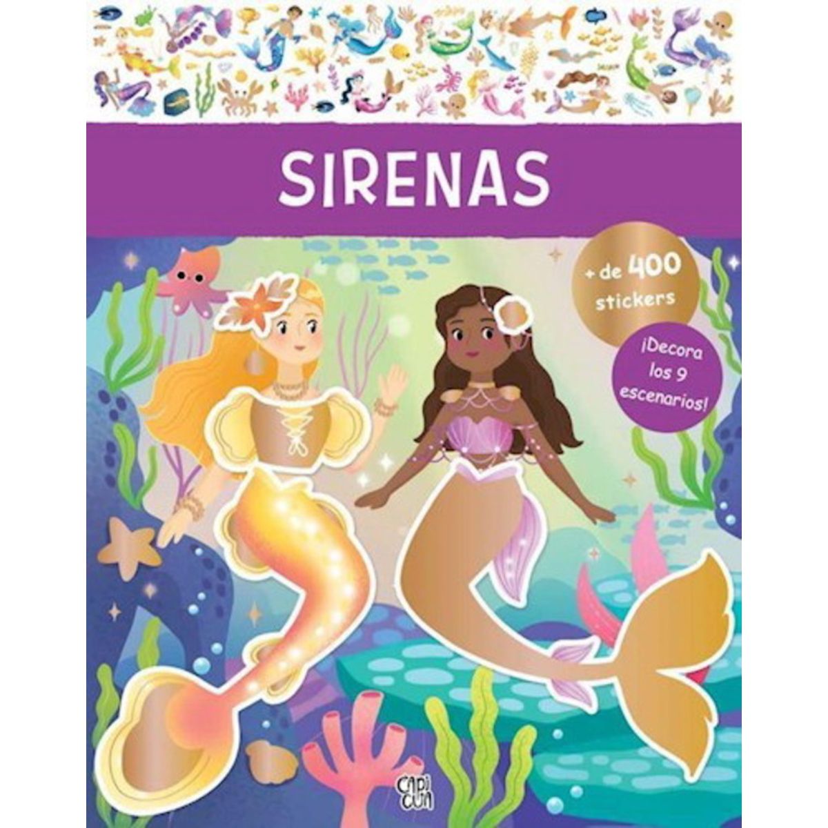 ANTARTICA LIBROS - Sirenas Stickers Creativos