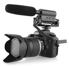 TAKSTAR - Microfono Sgc-598 Para Camara Canon Nikon + Pila A Negro