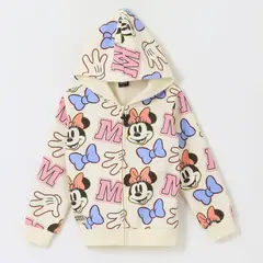 DISNEY - Polerón con Cierre Niña Full Print Iconos Minnie