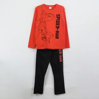 Pijama Manga Larga Niño Rojo Hanging Spiderman