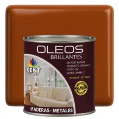 KENT - OLEO BRILLANTE PREMIUM - MULTISUPERFICIES - 1-16 GALON CEDRO CANELA