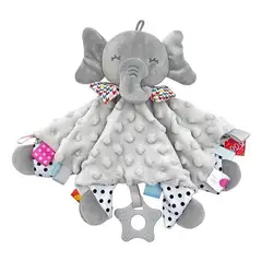 GENERICO - Manta de Apego Bebé Elefante Suave y Sensorial