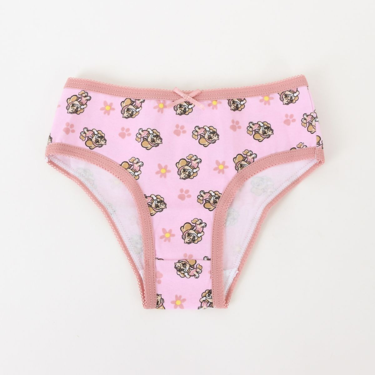 PAW PATROL - Tripack Calzón Niña Rosado Full Print Skye Paw Patrol