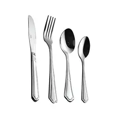 KITCHENWARE - Set De Cubietos 24 Piezas Provence Acero Inoxidable