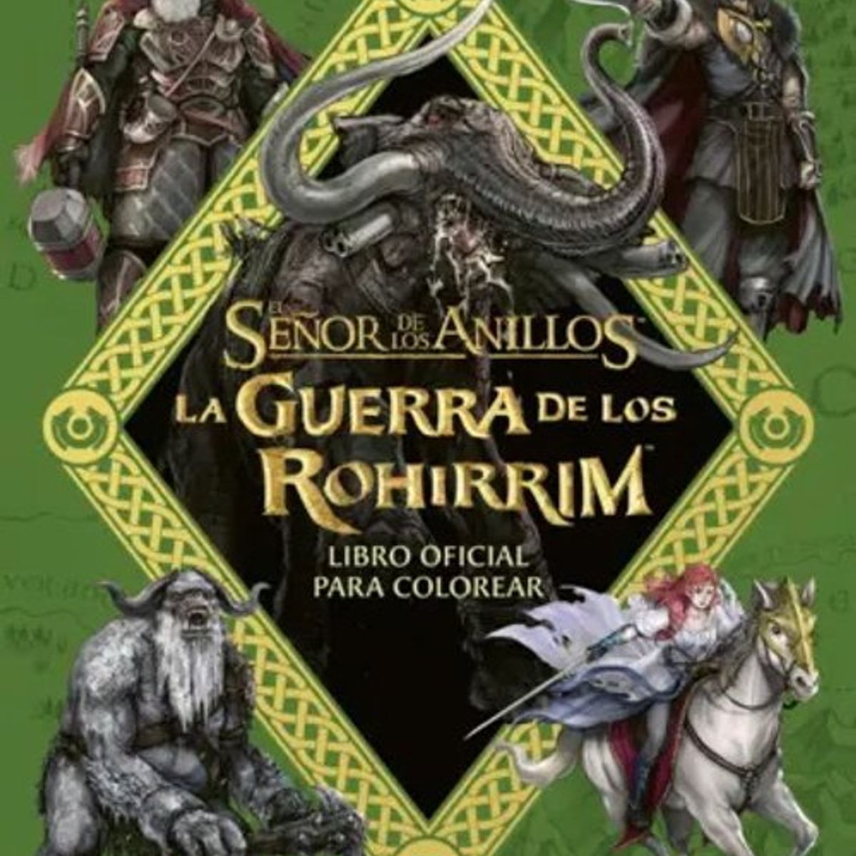 ANTARTICA LIBROS - La Guerra De Los Rohirrim Libro Oficial Para Colorear