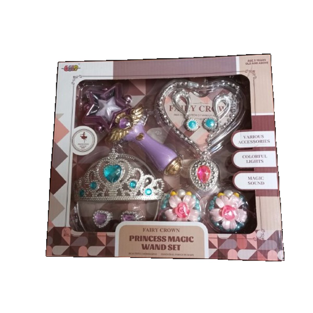 GENERICO - Caja accesorios princesa magico para niña