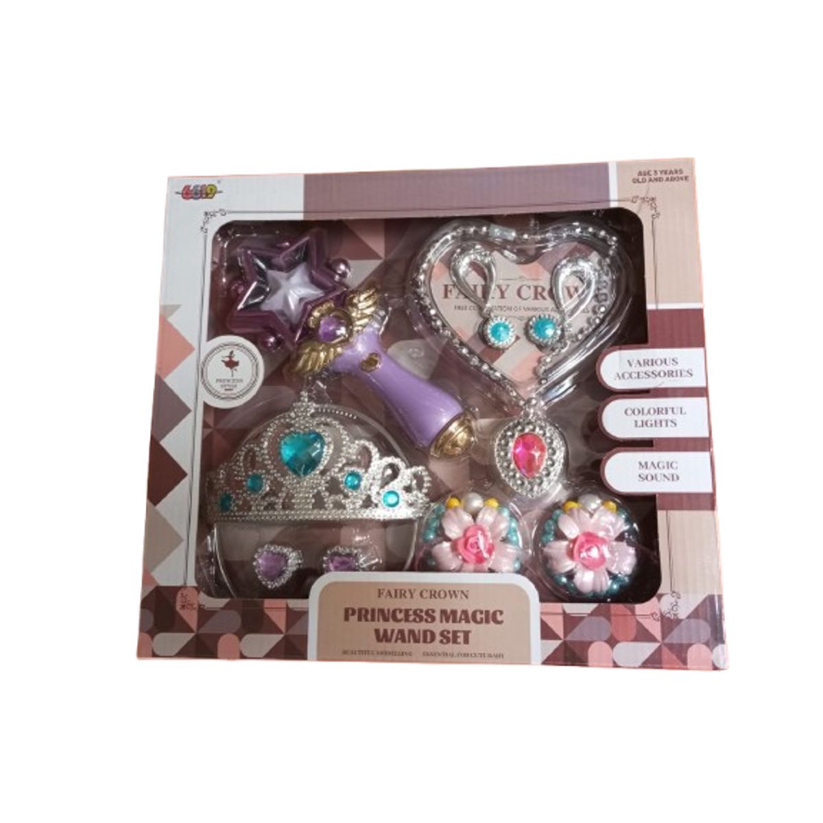 GENERICO - Caja accesorios princesa magico para niña