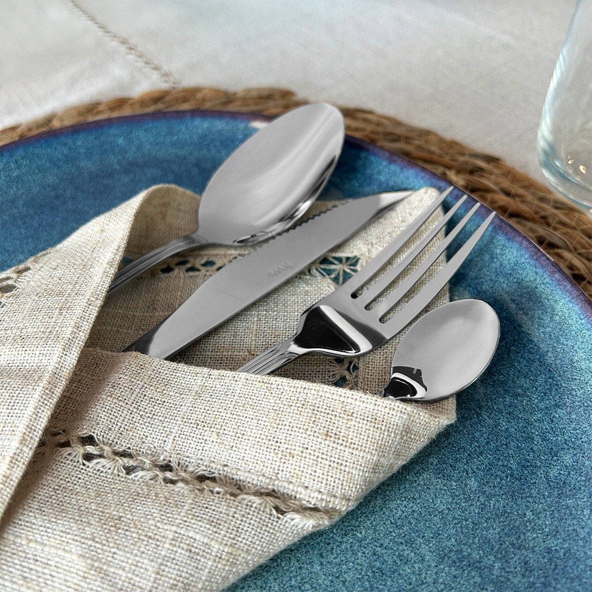 KITCHENWARE - Set De Cubiertos 24 Piezas Remy Acero Inoxidable