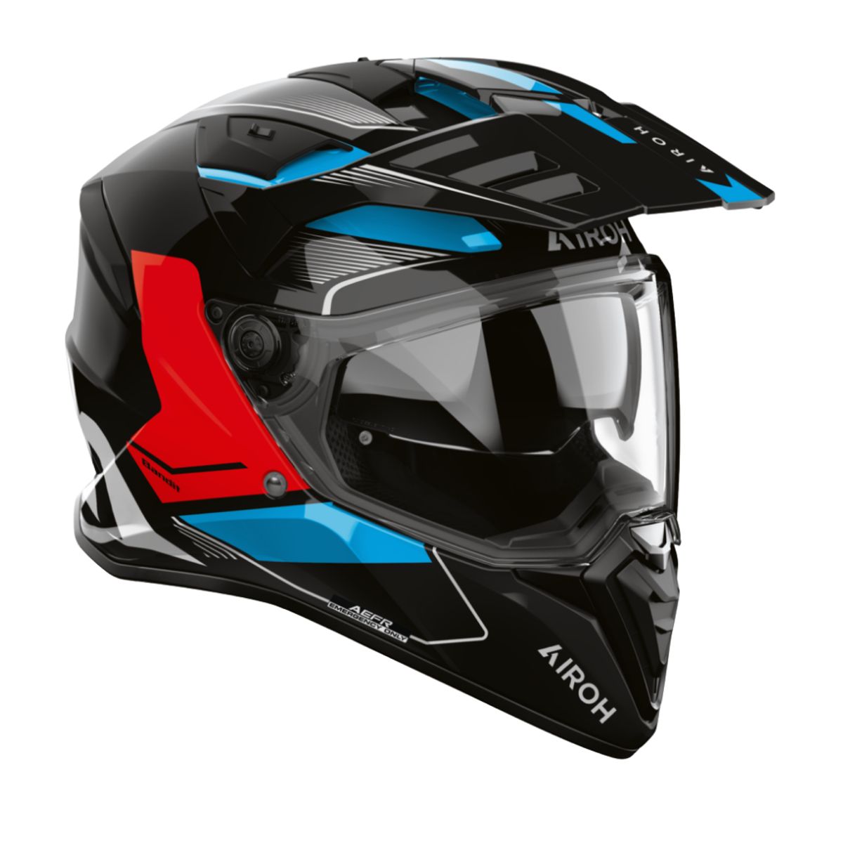 AIROH - Casco para moto Airoh Bandit Tune Azul Rojo Brillo_.