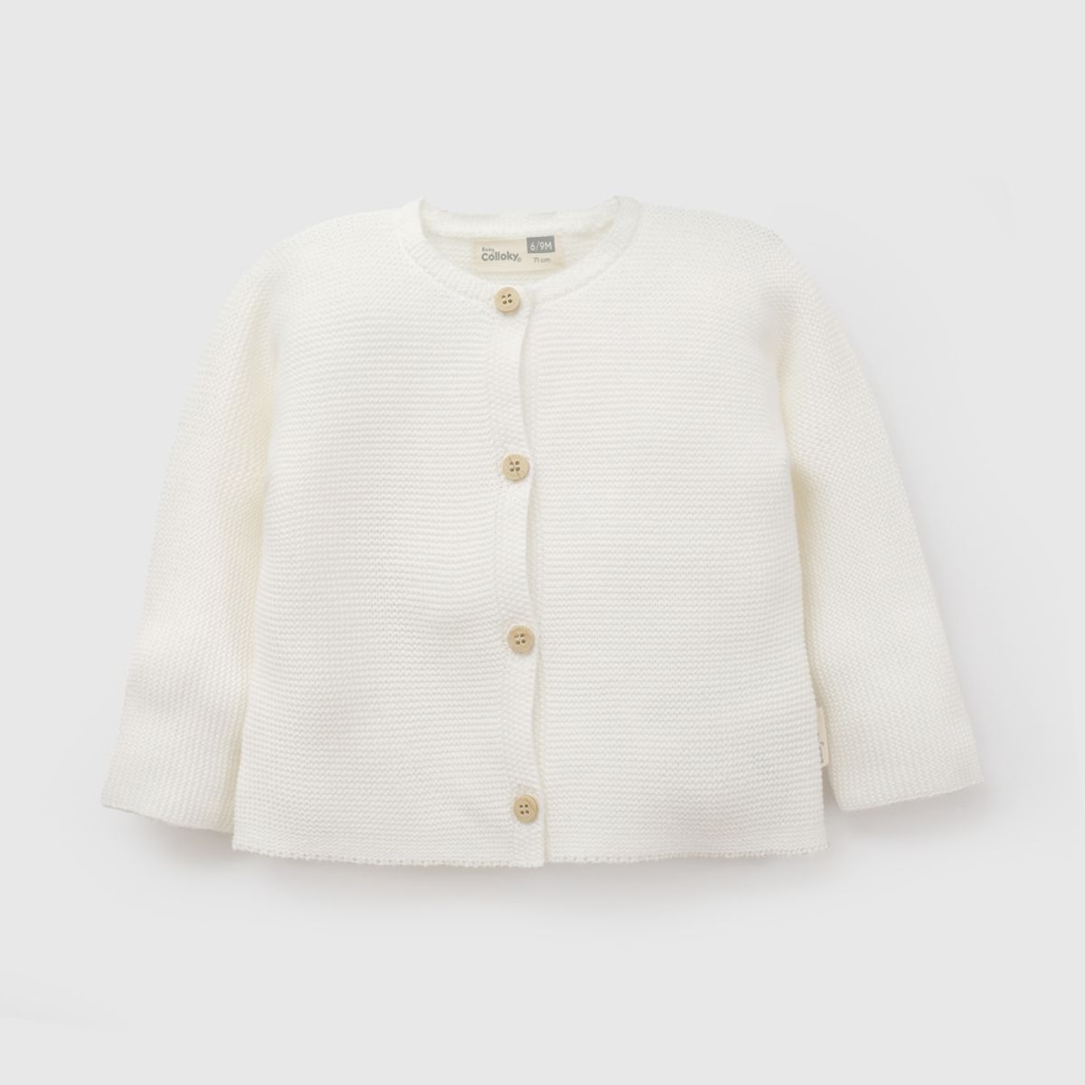 COLLOKY - Chaleco Blanco Unisex bebé 7374