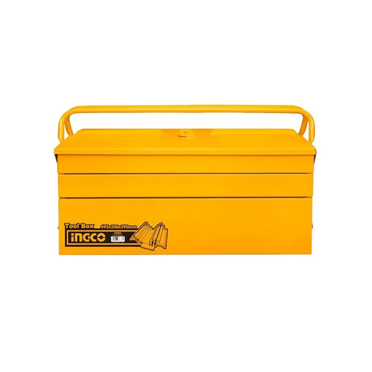 INGCO - Caja para herramientas metálica industrial HTB02