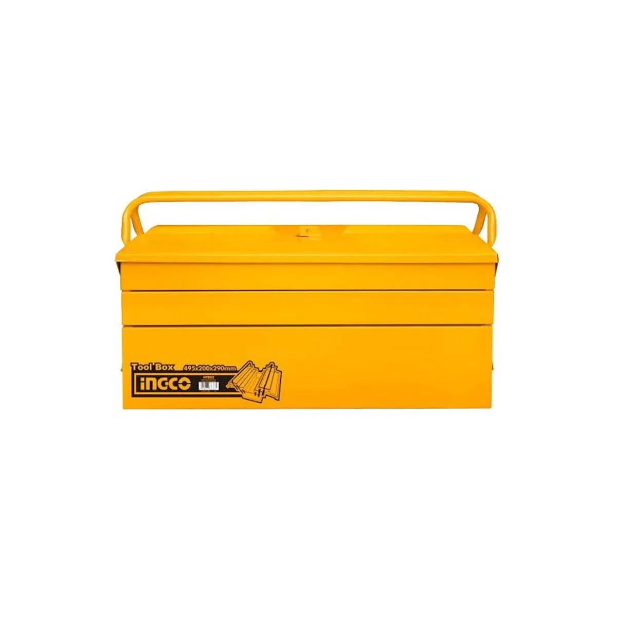 INGCO - Caja para herramientas metálica industrial HTB02