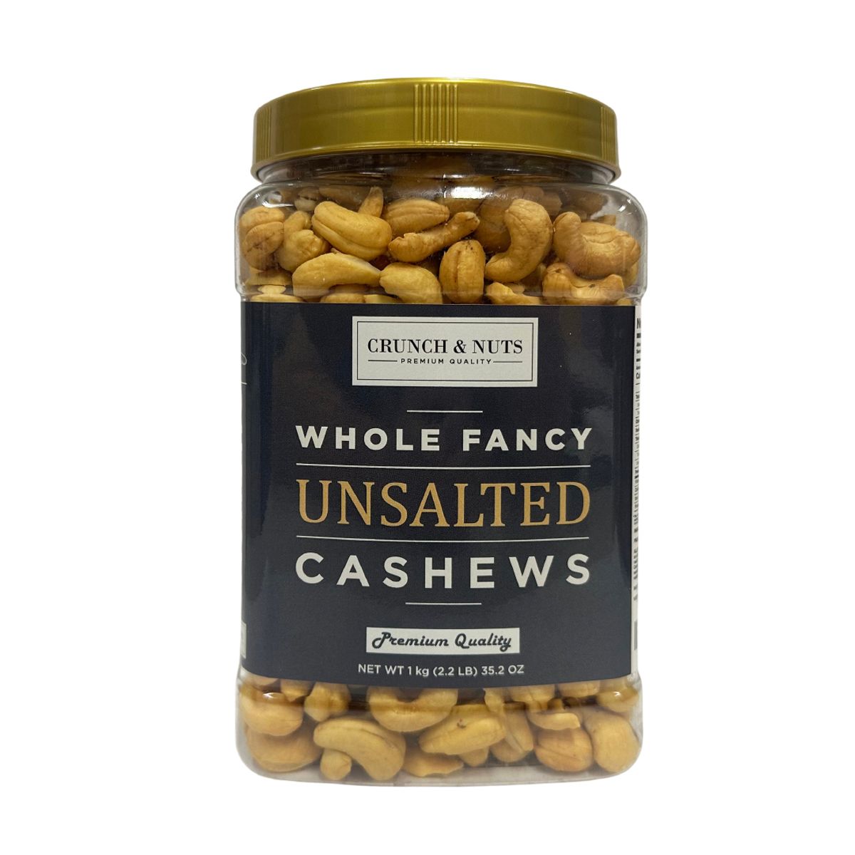 CRUNCH AND NUTS - Castañas de Cajú Sin Sal Crunch & Nuts 1 kg