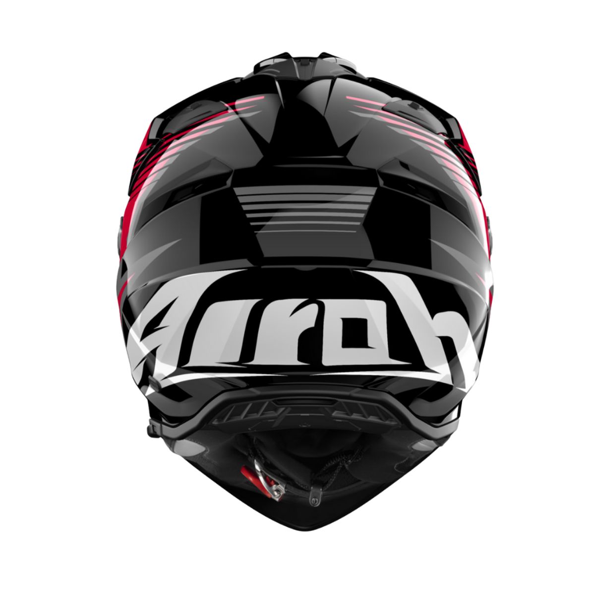 AIROH - Casco para moto Airoh Bandit Spicy Rojo Brillo_.