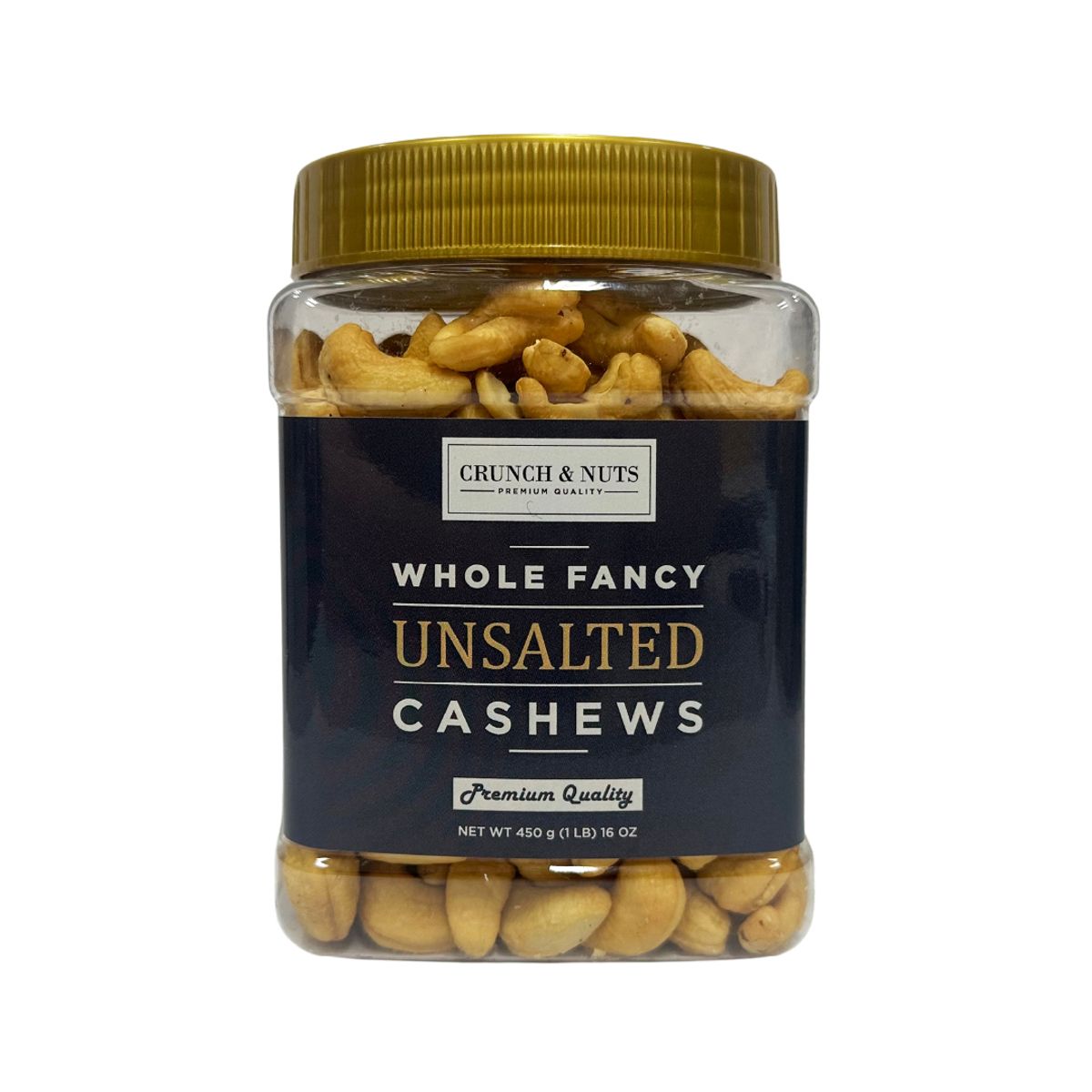 CRUNCH AND NUTS - Castañas de Cajú Sin Sal Crunch & Nuts 450 g