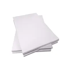 CURSOR - Papel Vinilo Adhesivo 30 Hojas Semi Transparente Carta - Blanco