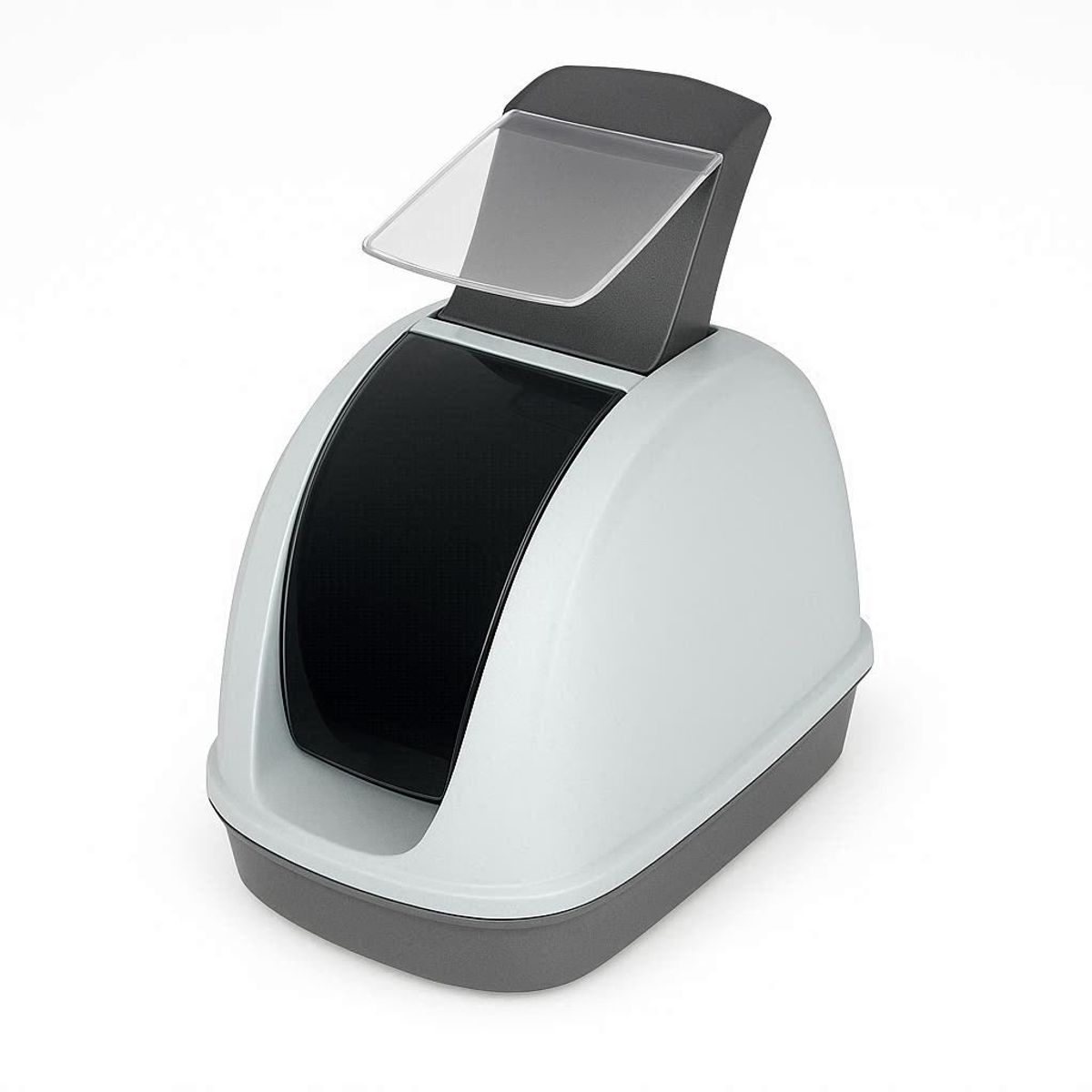 HOOPET - Arenero Cerrado Para Gatos Gris